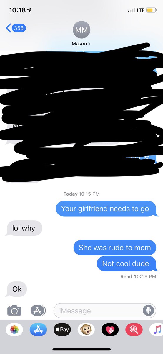 meredithmudd14's tweet photo. Y’ALL my little brother (who’s 12) has a girlfriend right. Well she was super rude to my mom so I told him to break up with her. He just said okay so I thought he ignored me. PLZ tell me why he comes back with this. I hate this child😭 https://t.co/Z2gMpatNJg