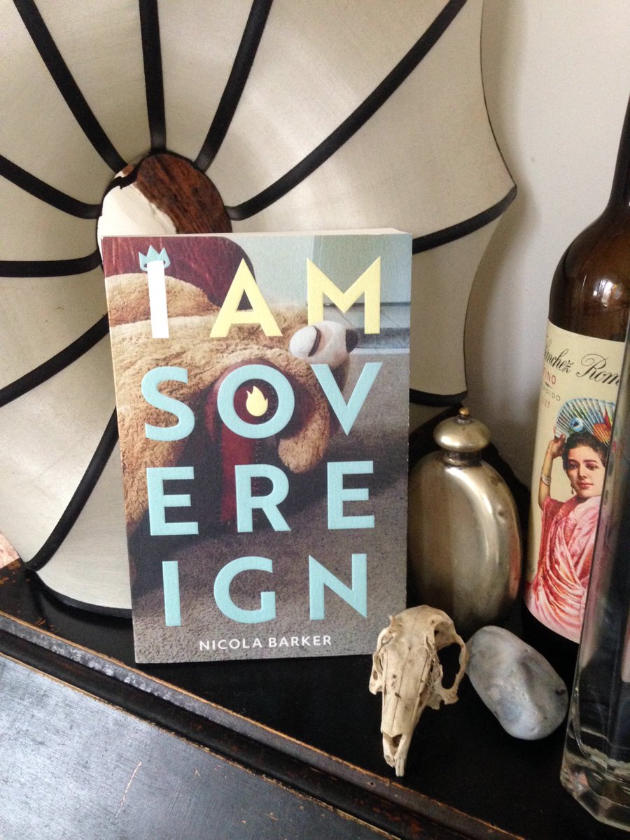 calcourtesan's tweet photo. Proof of July novel by Nicola Barker @s_nicolajbarker - what does the cover imply? Another disturbingly comic power struggle?  Goldilocks skins Papa bear? One thing's for sure; there goes my afternoon's work. https://t.co/VKVJVFJpSg