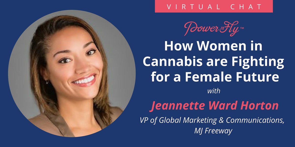 mjplatformtech's tweet photo. Register now for the @powertofly virtual chat to hear our own Jeannette Ward Horton discuss the #OneWomanChallenge and how women in #cannabis are fighting for a female future. 
https://t.co/LbMZyF94Y0
 
Date: Monday, April 15
Time: 1 p.m.  MT https://t.co/j31XOYFnK9