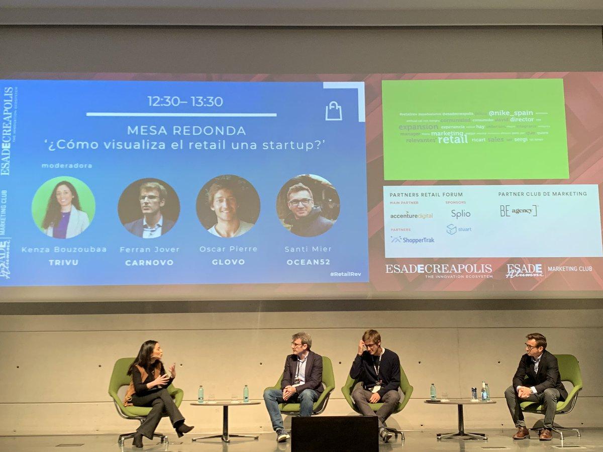wearetrivu's tweet photo. Nos ha flipado la mesa redonda que @Kenz_Bzb ha moderado sobre 'cómo visualiza el retail una startup'
En ella hemos contado con gente muy top💥
@oscarpierremi - @Glovo_ES cofounder, @ferran_jover - @carnovo CEO y @santimier - @_ocean52 founder🙌
Gracias @esadecreapolis #RetailRev https://t.co/sSgsJ4kjKh