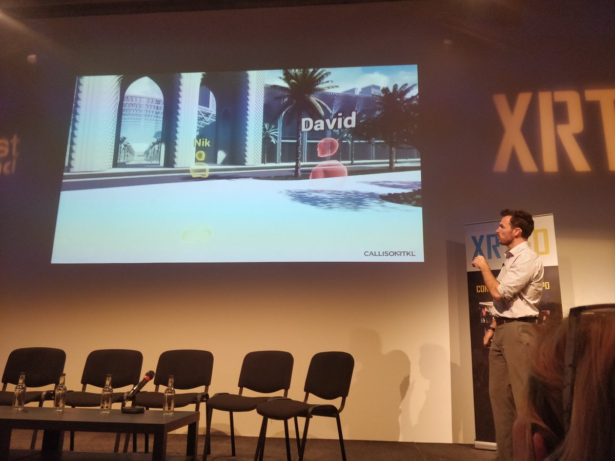 Really interesting talk around architecture and design for digital environment by David Weir-McCall, powered by our good friends at @DigiCatNETV - thank you, you're awesome! 🙌