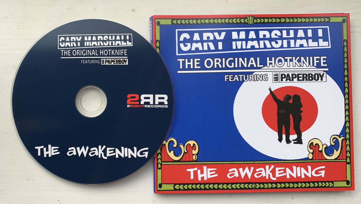 Holsten_Boy's tweet image. Just received Gary Marshall’s #album ‘The Awakening’ today! Be sure to order yours! #Ska #Reggae &amp;amp; more. #Paperboy now let’s spin it up!