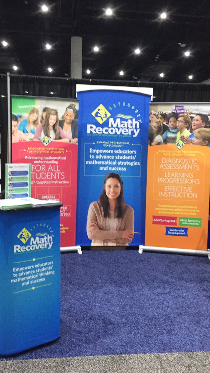 DinaMendola's tweet image. At NCTM booth 432 come visit us!  #mathrecovery #nctmsd2019