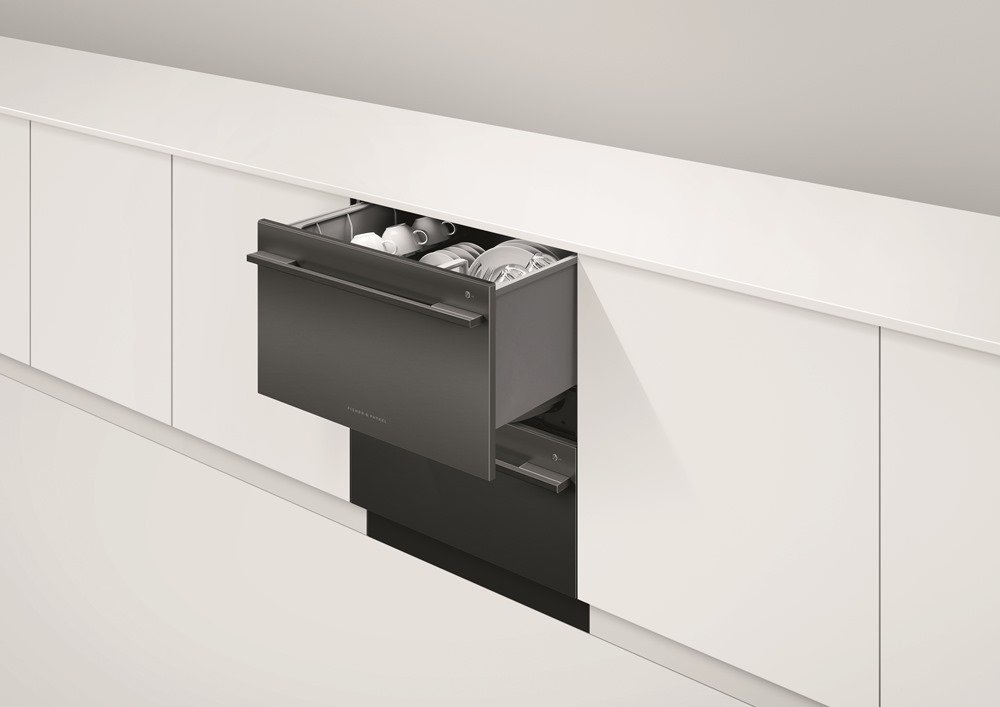 . <a href="/FisherPaykelUK/">Fisher & Paykel Appliances</a> launches updated Double DishDrawer Dishwasher with new black finish. phpdonline.co.uk/products/fishe…