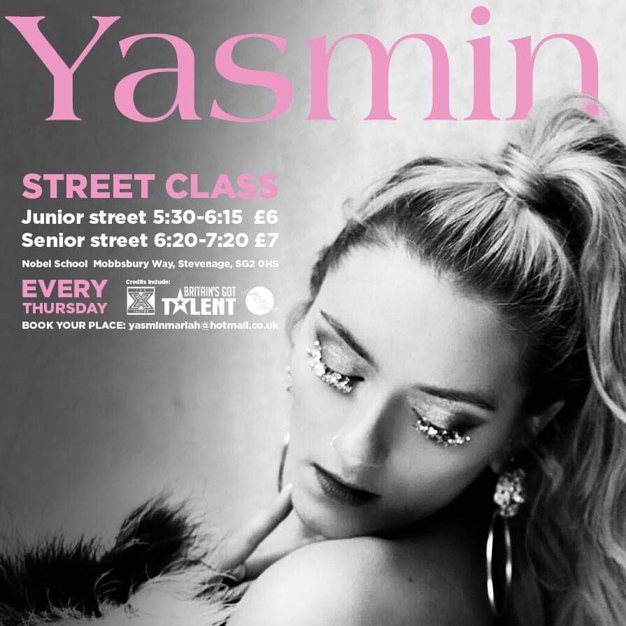 Yasminmariah_'s tweet photo. Street classes Thursday 11th April💕 https://t.co/oH554rtrUI