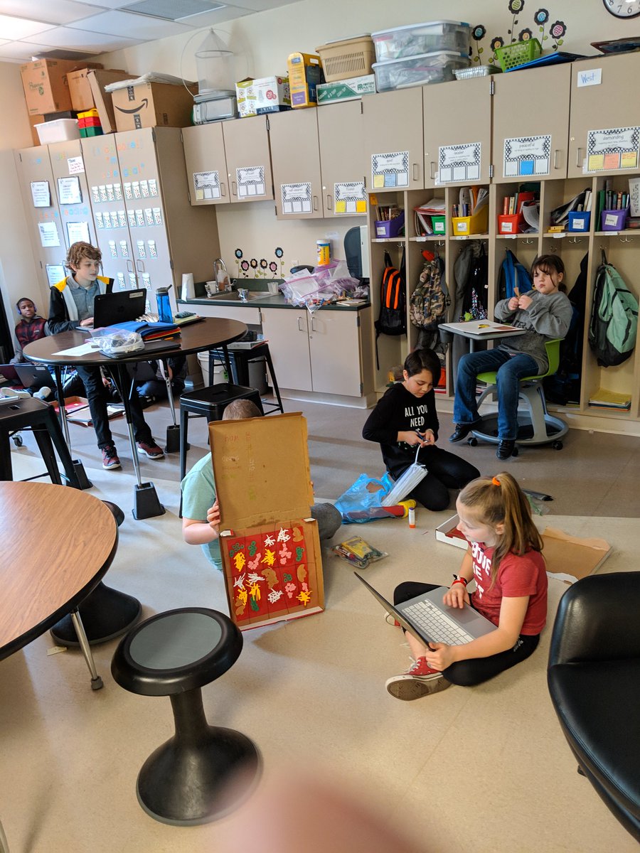kristina_waner's tweet photo. Giving them more time.  S choices were  math project, research on a topic of thier choice for an informational writing piece, or science.  All while I worked with a small group and conferenced with another student!  Everyone's working hard today! #mychoicemayfield  #TeamWaner https://t.co/DleSl6iloH