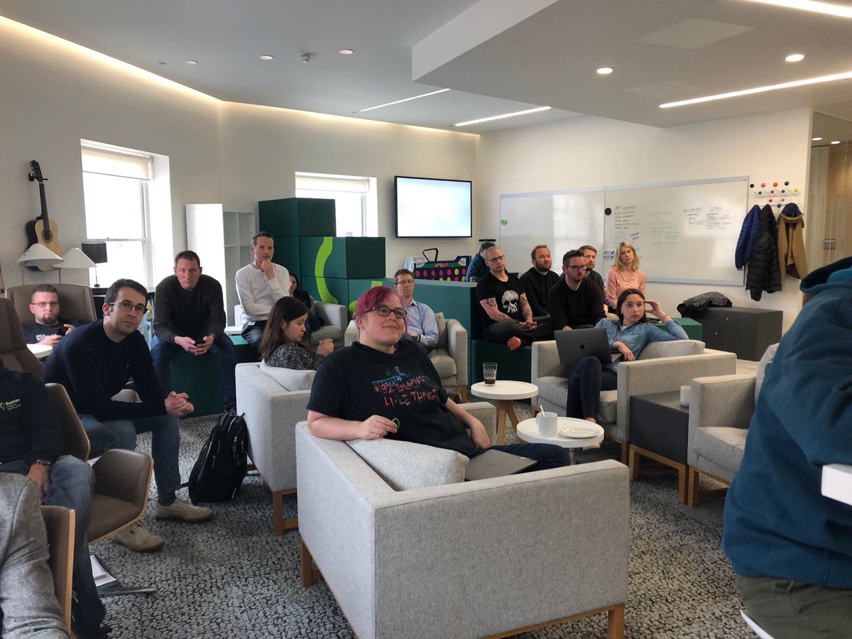 Our thanks to our colleague <a href="/roelants/">Jeroen</a> from @marktplaats/<a href="/2dehands/">2dehands</a> for visiting today to present his talk on customer journey teams.