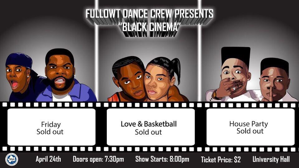 FullowtDance's tweet photo. It’s about that time! We’ve been working hard and giving y’all something different 😁 come Owt and support our showcase “Black Cinema”. $2 for entry but you won’t regret it ❤️🤗 https://t.co/mlwvOyA7qc