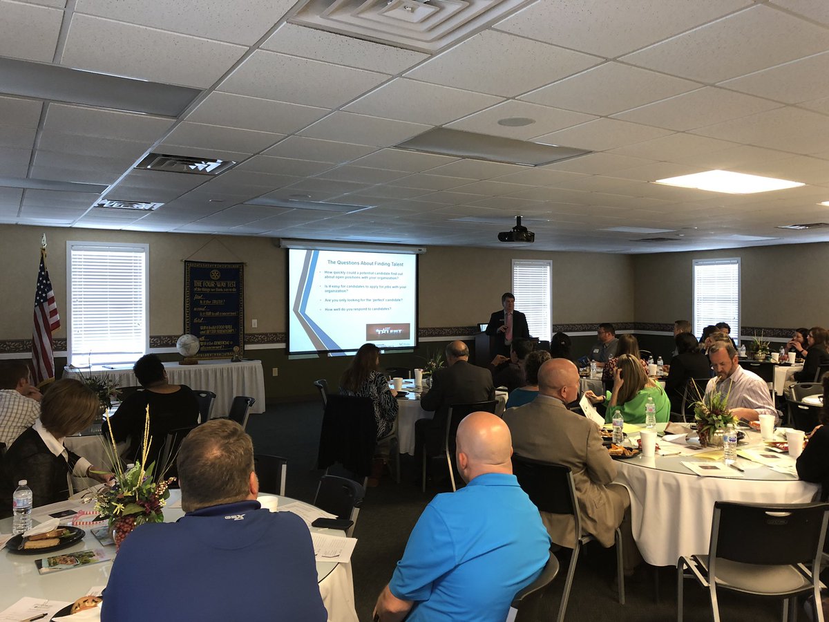 Great information on job recruiting by David Hollars from @CentralinaWDB at the @DavieChamber HR Director’s Luncheon! @DavieCountySch @CTEforNC @martytobey #experiencedavie