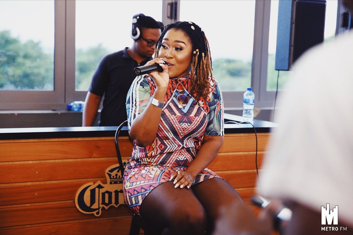 METROFMSA's tweet photo. Performances by @Lady_Zamar  on #TapIntoMetro @cadbury_sa - #GetLosteInTheTaste
#MuchMuchMore @SKYYvodkaSA #ThePerfectShadeOfBLUE https://t.co/v54iyfpxSX