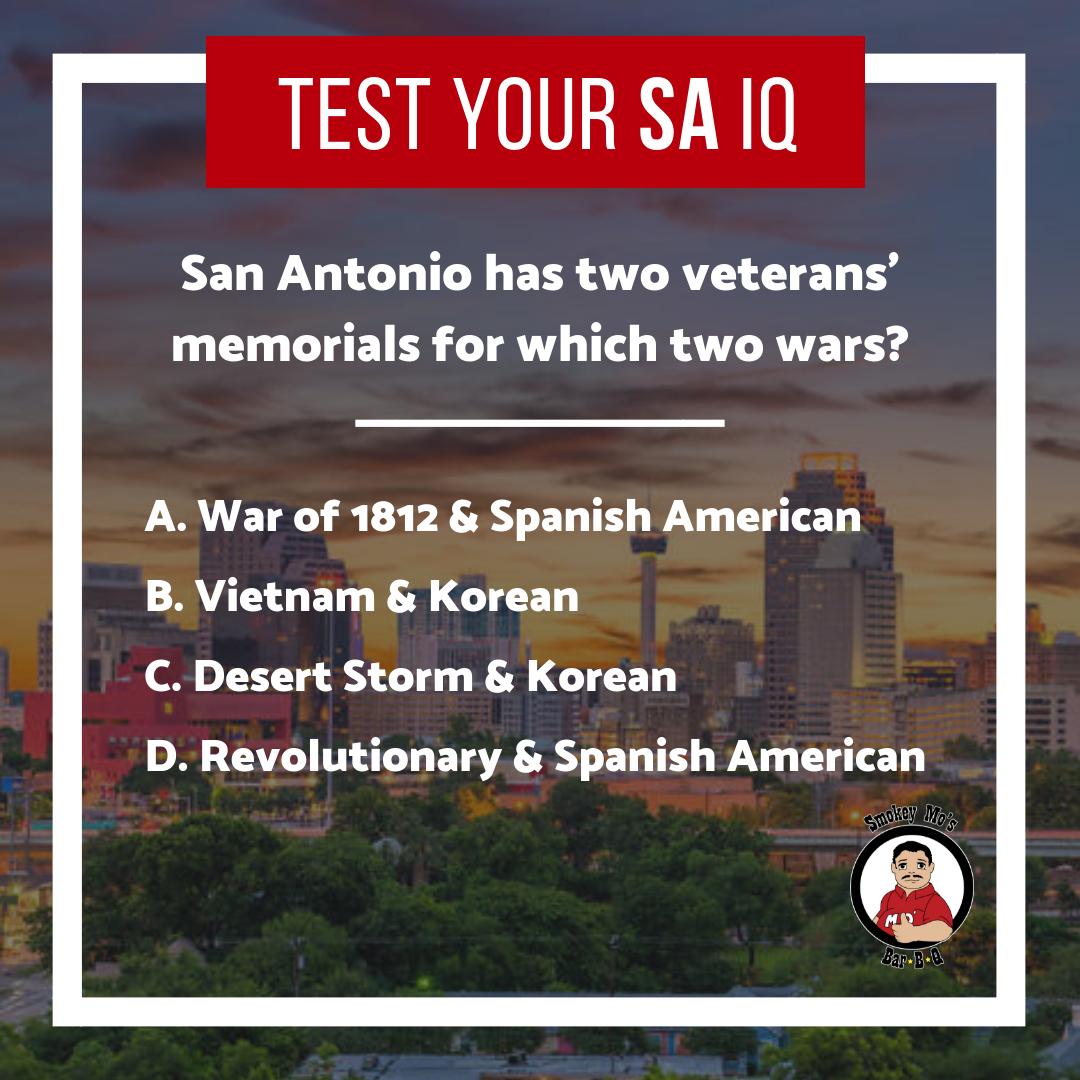 In honor of Fiesta this month, we’re changing it up a bit. How much do you know about the city of San Antonio? Test your SA IQ! 🤓 Check back tomorrow for the answer! #SanAntonioHistory #SanAntonioTrivia