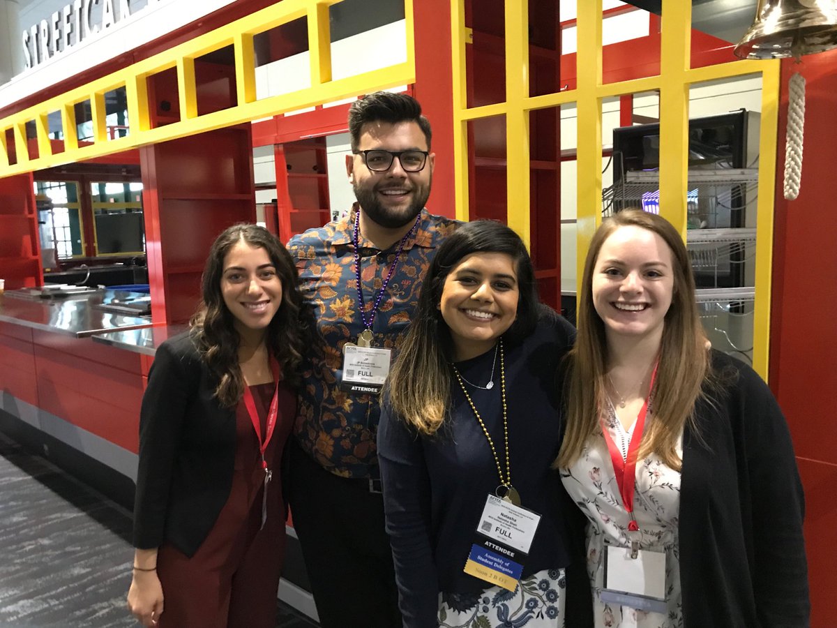 OTemily3's tweet photo. @MGHInstitute #OTDstudents @mghihpot representing at #AOTA19 @AOTAInc https://t.co/Pg3cf0vAAG
