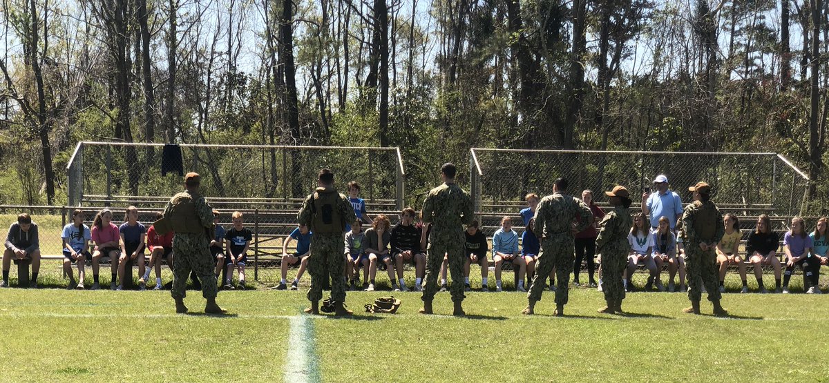 Check out these awesome 7th graders meeting the <a href="/NavyOutreach/">yeri</a> . Thank you all so much for coming and meeting our <a href="/RolandGriseMidd/">Roland Grise Middle</a> kiddos!!! <a href="/NewHanoverCoSch/">New Hanover County Schools</a> <a href="/tsmarkley/">Timothy Markley</a> <a href="/LNNalepa/">Lauren Nalepa</a> <a href="/jkcarey24/">Jennifer Carey</a>