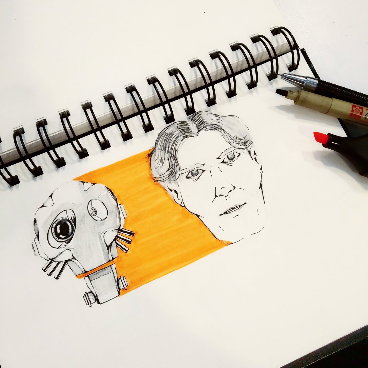 #madeofmetal #graphic #design #sketch #kimxgensapa