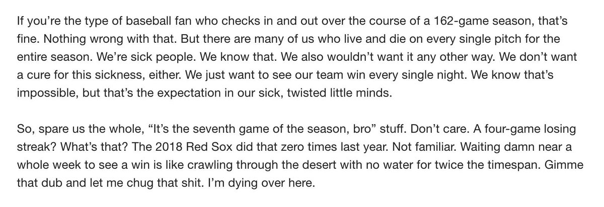 Wrote this in the blog this morning. Needed to be said.