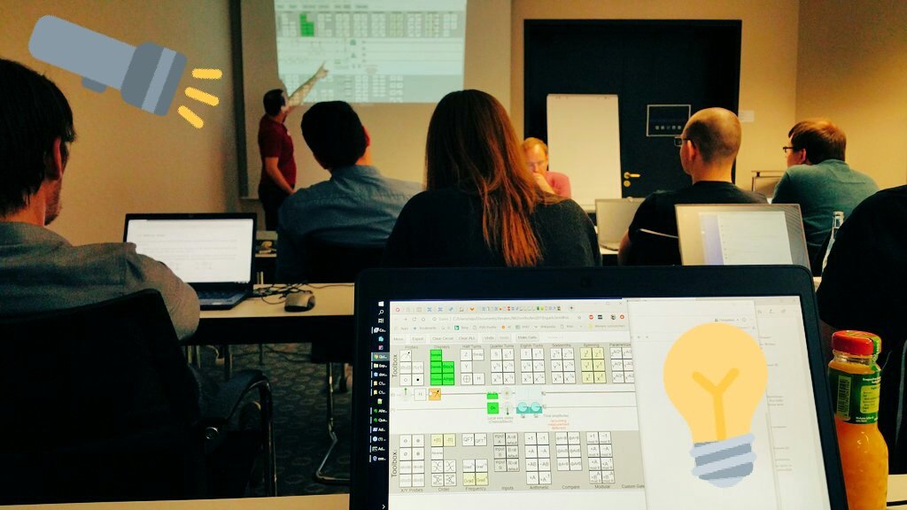 Oh man, ich hab jetzt ein Qbit oder doch eher nen Knoten im Kopf? Wir haben heute über 3h im Quantensandkasten mit Quirk gespielt  (algassert.com/quirk) und wurden dabei von kompetenten Kollegen angeleitet. Danke dafür! #leadbyculture Macht Lust auf mehr! <a href="/iteratec/">iteratec</a>