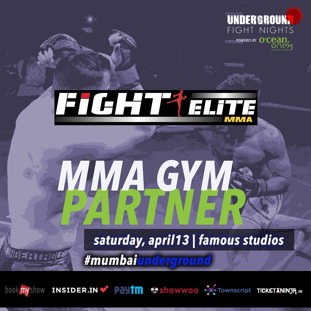 undergroundbom's tweet photo. Shout out to @fightelitemma 
Our official MMA Gym partner 
.
Thanks @irfanikkhan for being a part of us
.
.
Discounts on Cover passes for @fightelitemma members...
DM @irfanikkhan for details
.
Saturday April 13, Famous Studios 
We are BACK.
.
#music #mma #mumbaiunderground https://t.co/EcyU3zOWrq