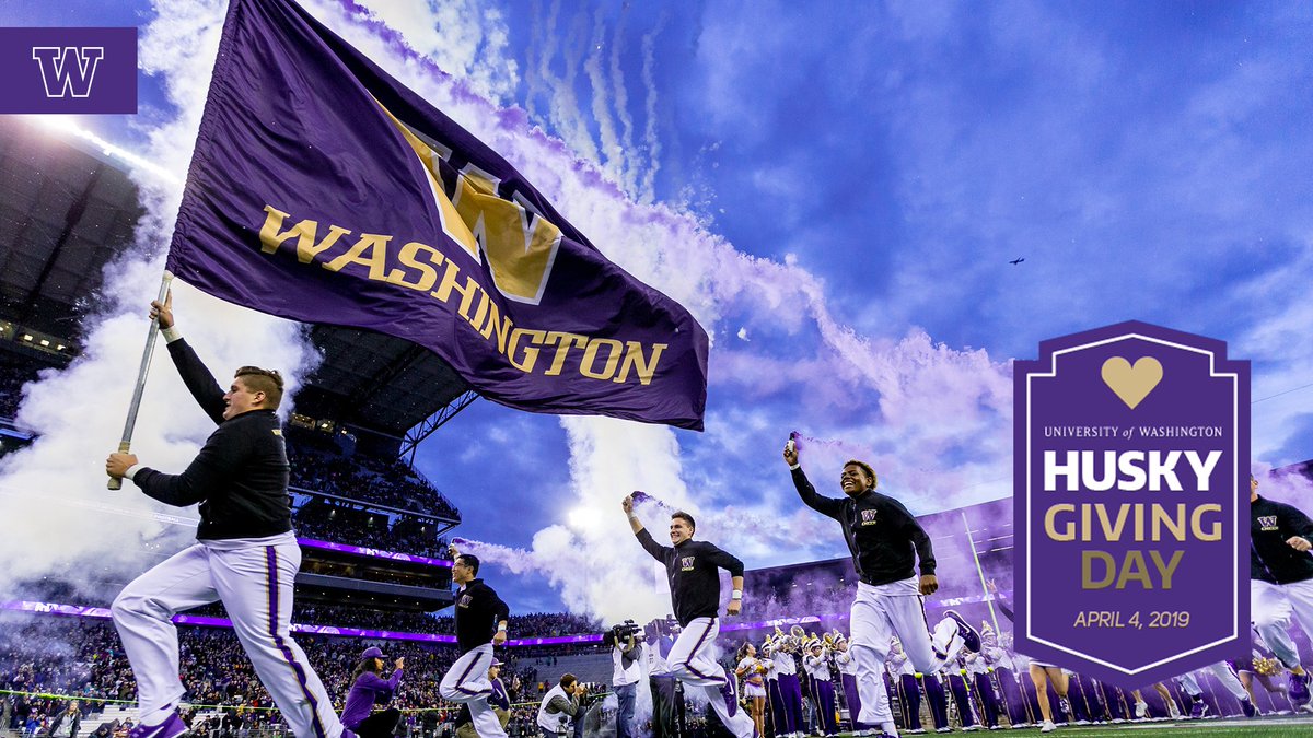 We've already received amazing support from Husky Nation today! 

If this post gets 100 RTs, a generous donor will unlock an additional $5k to the Competitive Edge Fund. 

&gt;&gt; GoHuskies.com/HuskyGivingDay

#HuskyGivingDay // #GoHuskies