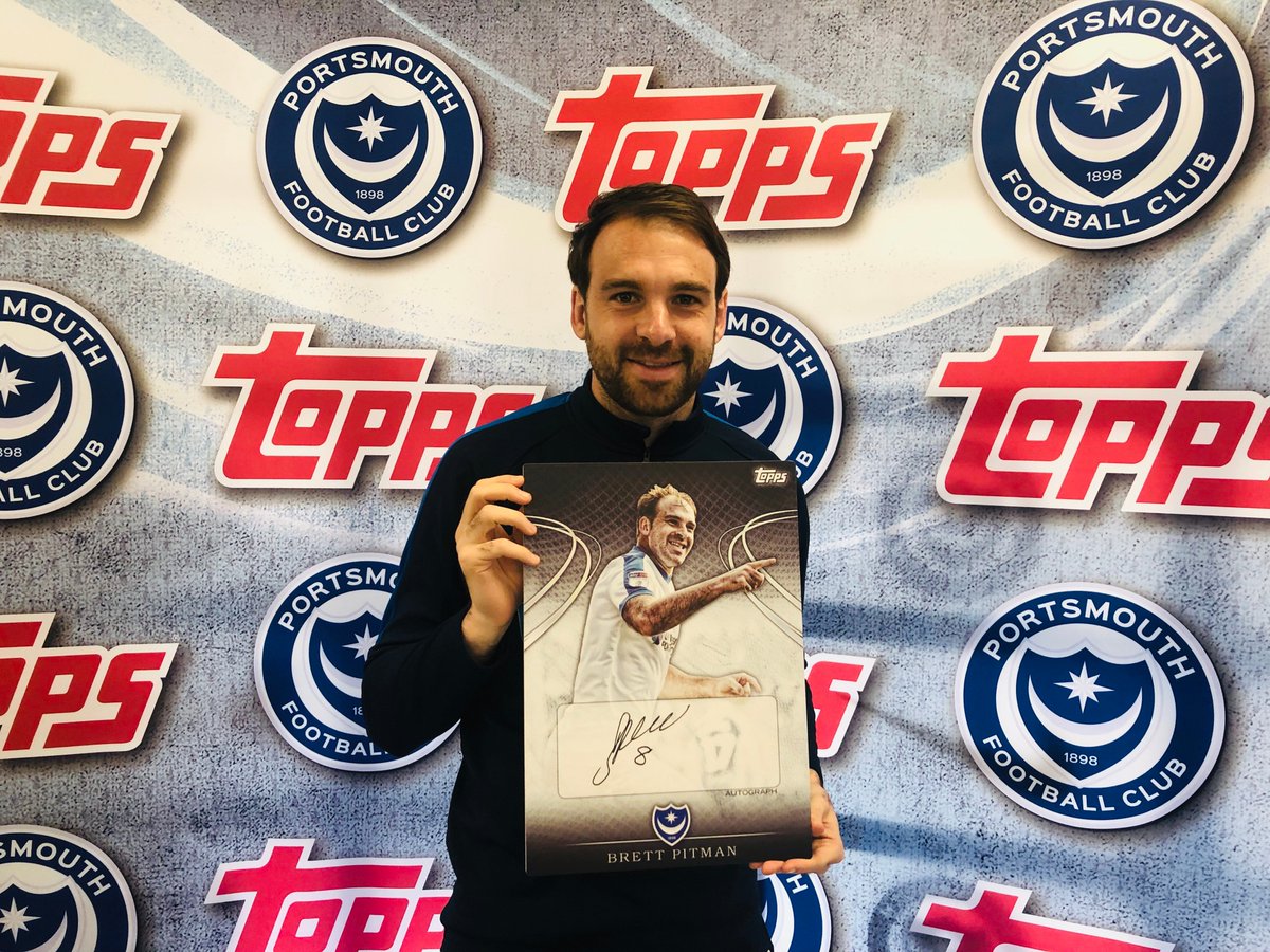 That was a close one.....
Your #Pompey skipper wins with 53% of the vote!

RT TO WIN Super Brett's signed A3 Topps Card - winner announced 5pm tomorrow (Friday).

Purchase your Topps cards 👉 uk.topps.com/portsmouth