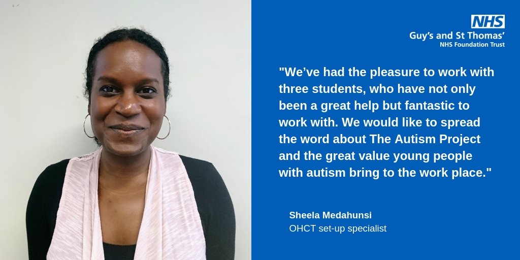 #AutismAwarenessMonth "We've had the pleasure to work with three students, who have not only been a great help but fantastic to work with. We would like to spread the word about The Autism Project and the great value young people with autism bring to the work place." <a href="/CareTradeUK/">CareTrade</a>