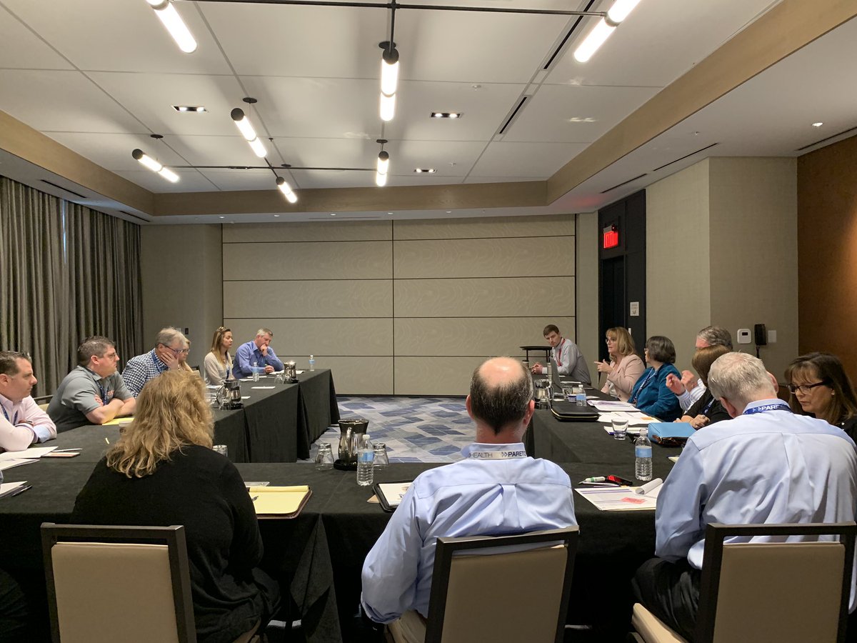 SethDenson's tweet photo. Sharing ideas in #healthcare. A powerful thing happens when you put business leaders in a room with a collaborative goal of reducing the cost of delivering care to employees. @gdpadvisors #CuringHealthcare https://t.co/wlVIVPm3W6