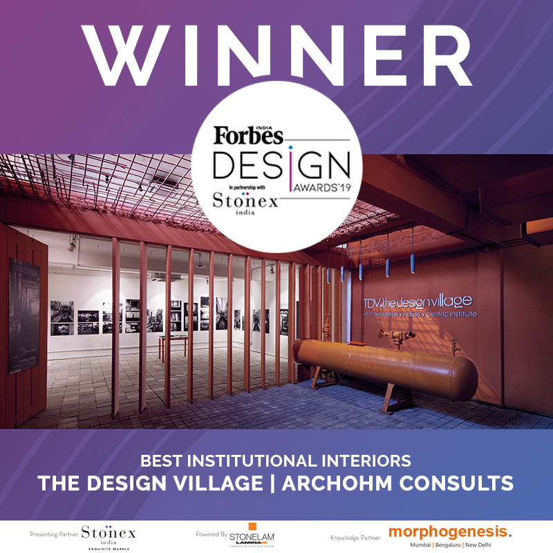 #ForbesIndiaDesignAwards | Best Institutional Interiors: Archohm Consults; (<a href="/archohm/">archohm</a> ); The Design Village (<a href="/TDV_India/">The Design Village</a> ) @forbes_india