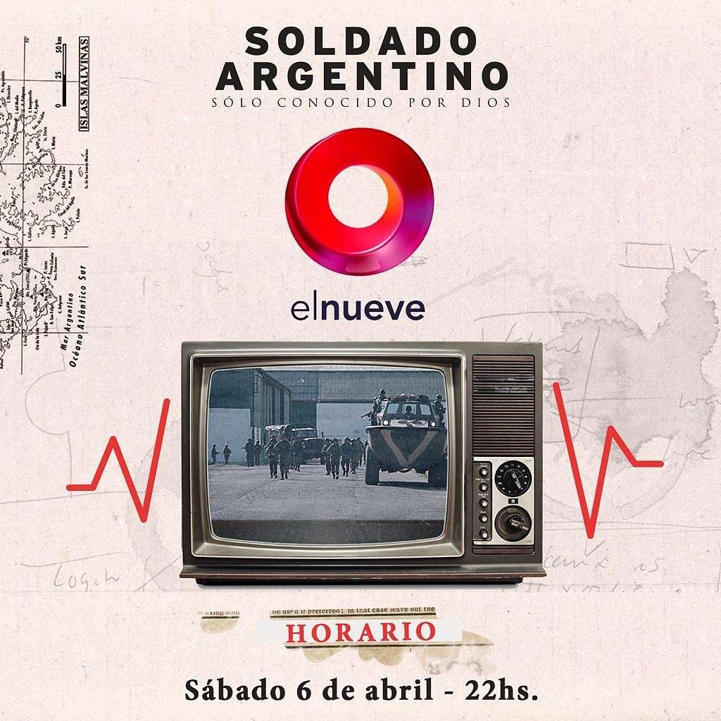 ESTE SÁBADO A LAS 22 HS. POR <a href="/canal9oficial/">El Nueve</a>
.
.
#SoldadoArgentino 
#GuerraDeMalvinas
#IslasMalvinas
#CineArgentino
#CineNacional