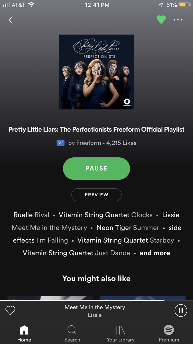 ZoeyCataquet's tweet image. on repeat, love the soundtrack for the show😭❤️ #PLLPerfectionists @PLLTVSeries @SashaPieterse @JanelParrish @SofiaCarson @iamsydneypark @elibrown99