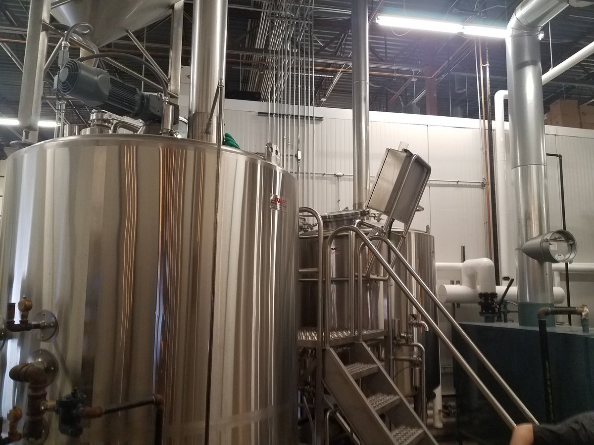 So I missed most of the brew day for <a href="/redcow_mn/">Red Cow</a> &amp; <a href="/PryesBrewing/">Pryes Brewing Co.</a> 
#Cowlaboration 
But I did show up just in time for the hop additions!
Jeremy has some really special hops lined up for this crushable, delicious hoppy brew!
So excited to see this mad scientist at work!