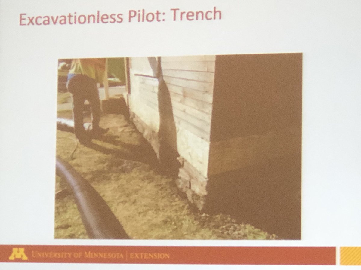 EnergyVanguard's tweet image. Interesting! Pat Huelman is describing how to put exterior insulation on existing homes without excavating. #hpc19