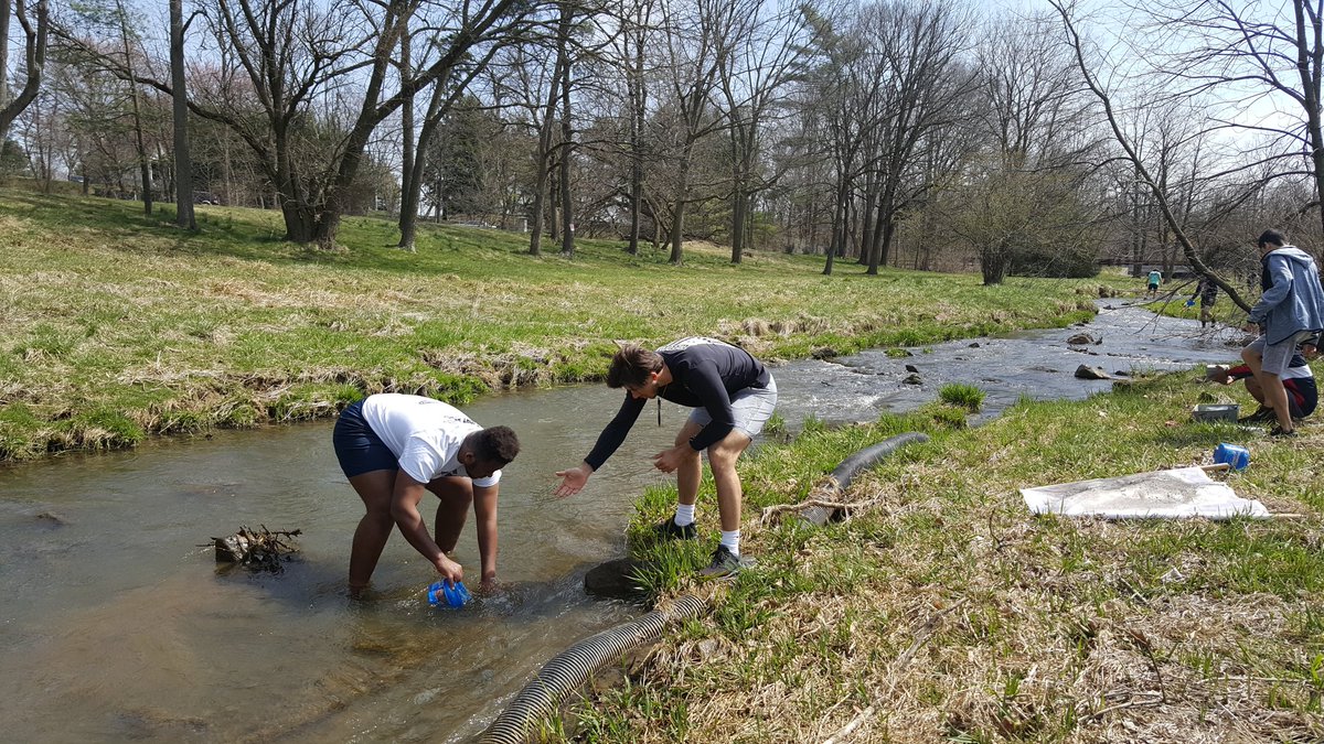 tsflick's tweet photo. @CVSciTech great first day at Stauffer Run! Freshwater Bio 2019. #waterfun #savetheplanet https://t.co/u6slou51ti