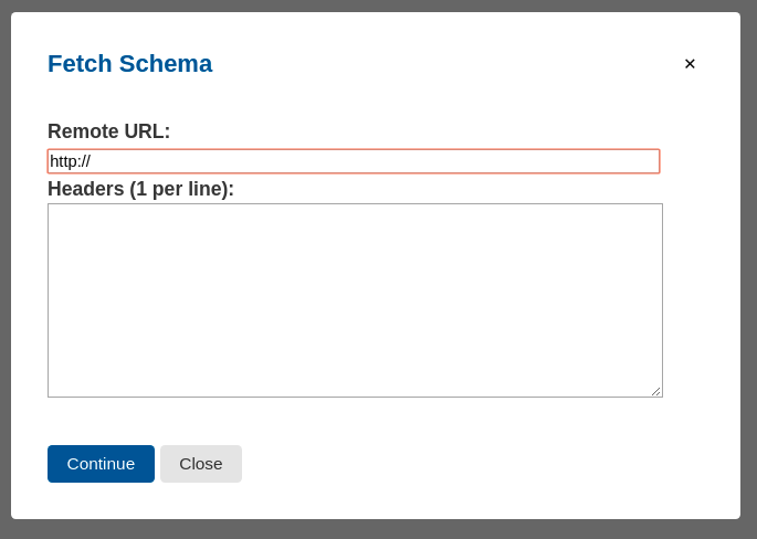 Give remote GQLSchema