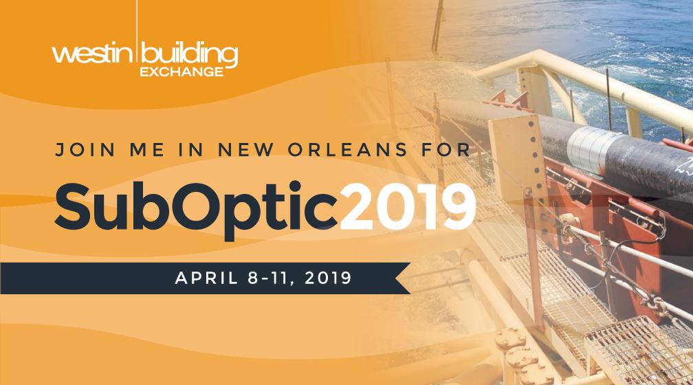 WBXSolutions's tweet photo. Get your Cajun on and meet the Westin Building Exchange Team at SubOptic 2019!  #suboptic2019 https://t.co/cKNIZsWfZK