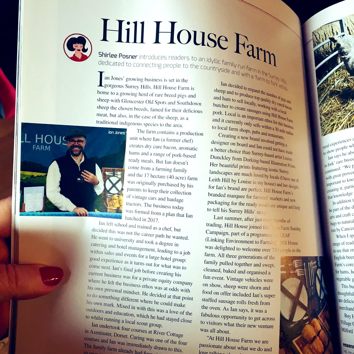 eatsurrey's tweet image. My new article about local food producer Ian Jones of Hill House Farm in Dorking has landed! @LLLHillHouse