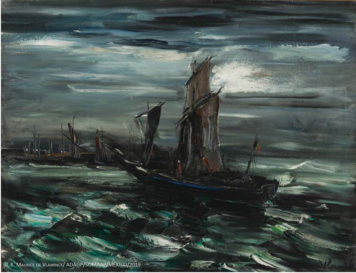 ElMuseoSoumaya's tweet photo. #UnDíaComoHoy en 1876 nació Maurice de #Vlaminck, el ermitaño de La Tourillière, creador de agitados mares, ventosos bosques y de emplaste de color y furia.
#ElSentimientoDelColor https://t.co/aKcWH3h8ZK