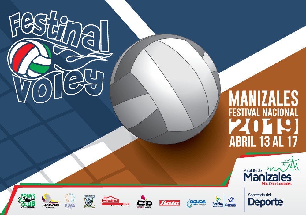 FestinalM's tweet photo. #EstamosListos 😏🔥
El #Voleibol 🏐 se toma Manizales en semana Santa (13 al 17 de abril). 2.000 deportistas deleitarán con su talento 😁 
@CiudadManizales @SecDeporteMzl https://t.co/IrdnoEpmos