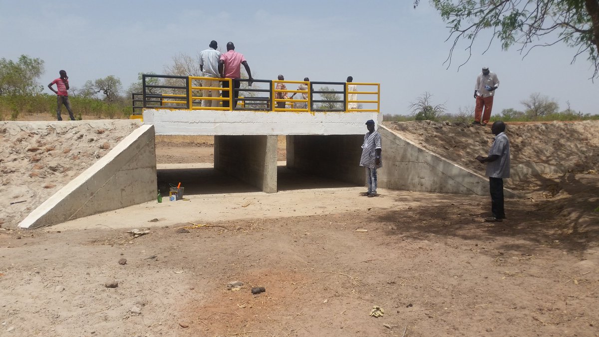 saidou78797241's tweet image. Newly handed over bridge build by the basse area council #developmentiskey