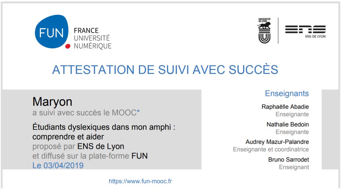 Deboussole's tweet image. Étudiant-es dyslexiques dans mon amphi : comprendre et aider
par @ENSdeLyon 
@FunMooc

#formation #formationcontinue #mooc #dys #éducation