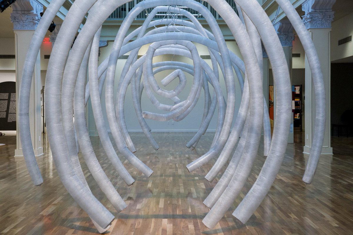 RoboticChurch's tweet photo. #Upcoming @QueensMuseum #MundosAlternosQM Art and #sciencefiction in the #americas featuring #OrganicArches #TimeTraveler by #Brooklynbased #artist #ChicoMacMurtrie #AmorphicRobotWorks #Opening Sunday 4/7 from 1-5PM. #Inflatables #Artmachines #mediaart #roboticsculpture https://t.co/yYs3stN0gg