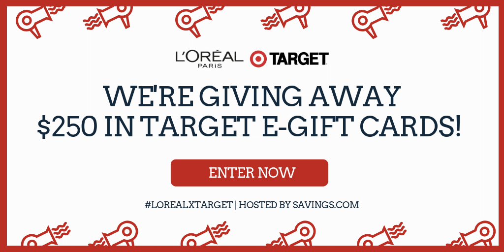 ladyboarder9669's tweet photo. ENDS SOON!! RT! #GIVEAWAY: #Win $250 in Target Gift Cards - 5 WINNERS! #contest #win #sweeps #target #targetsweeps #LOrealxTarget #loreal #beauty #makeup https://t.co/3PvVql3Usn https://t.co/cjEgTA135k