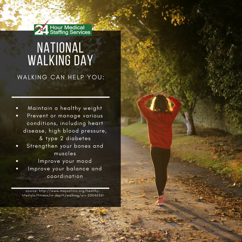 24HRMED's tweet photo. Walking prevents various conditions, but it also improves your mood, balance and coordination #NationalWalkingDay https://t.co/qGZAM4ptOf