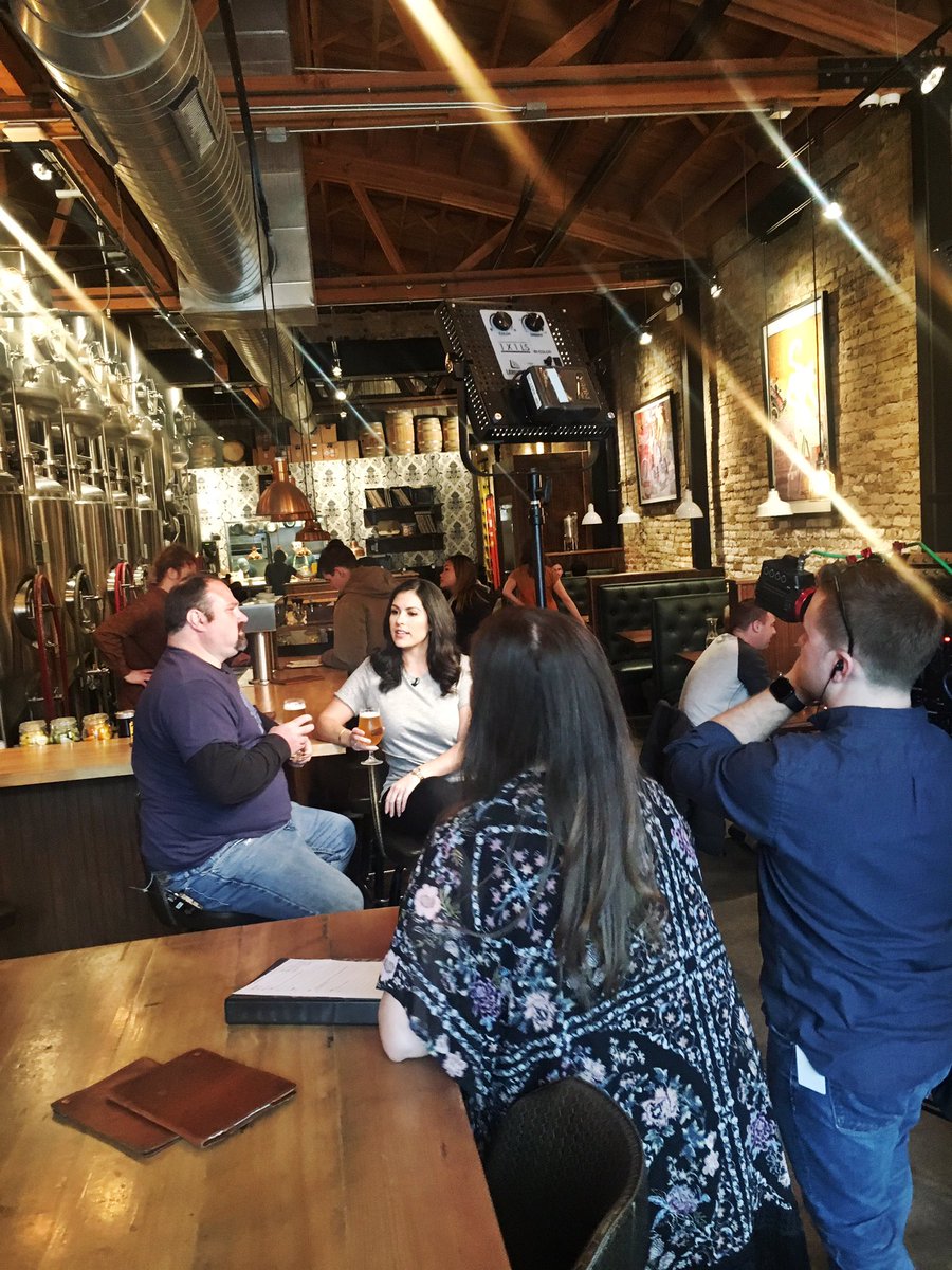 The <a href="/WGNTV/">WGNTV</a> <a href="/ChicagosBestTV/">Chicago's Best</a> team is here &amp; they are too awesome! Come say hi &amp; tell them why you love our beer and pizza 🙏🏼🍻🎉

The episode will air 4/28 at 10pm!

#corridorbrewery #chicagosbest #chicagofoodies #chicagobeer #chicagopizza #chicagobrewpub #southportcorridor