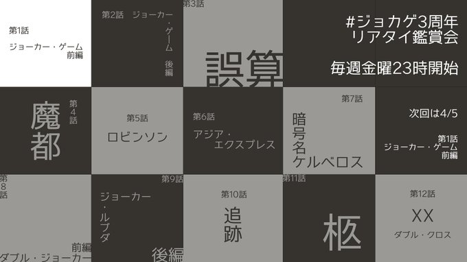 注目 画像ツイート ジョーカー ゲーム 8ページ目 アニメレーダー