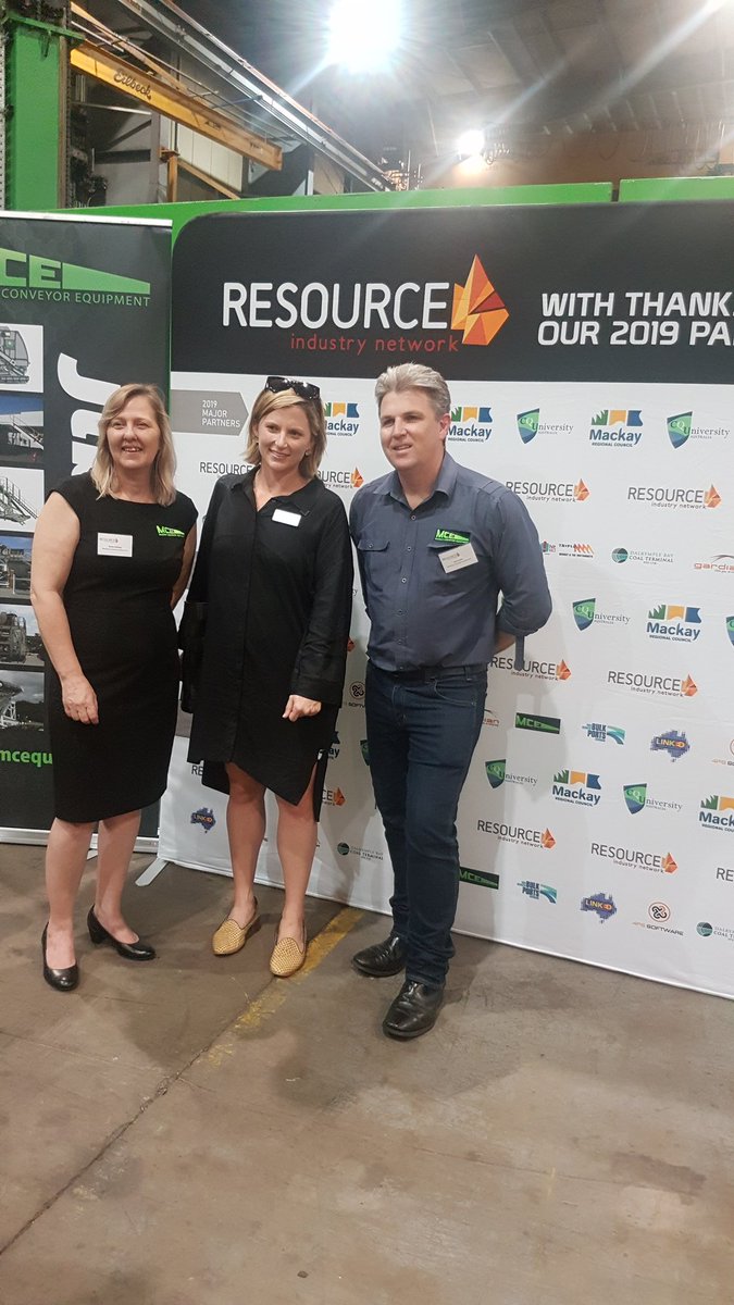 JustineOShea31's tweet photo. A big thank you to Mackay Conveyor Equipment for hosting a fantastic @RINMackay event last night. @HarrietMclennan and I really enjoyed our tour through your workshop and seeing all of the fantastic work you have underway. We hope you enjoy spending your advertising voucher. https://t.co/1TooQUiMwk