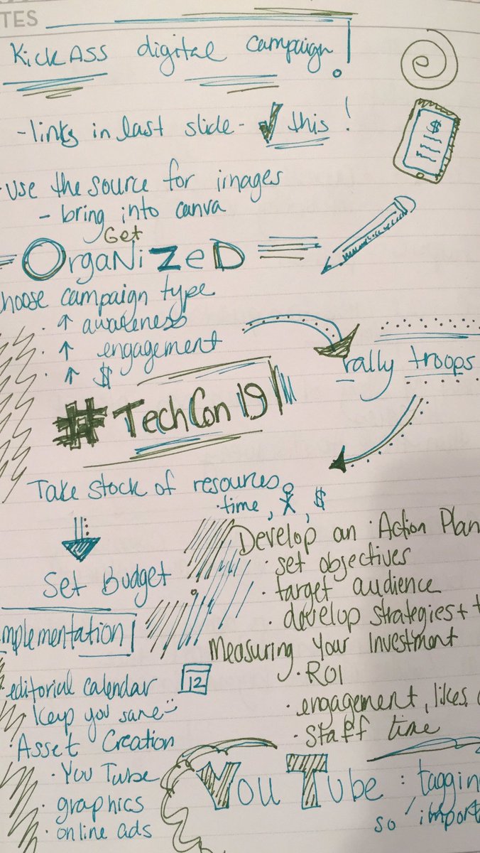 NancyCoddington's tweet image. . @coleblaise I see your amazing #TechCon19 graphic organizers - and raise you this one. @PBSTechCon