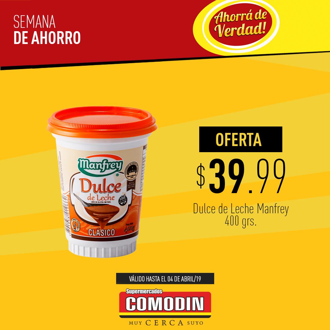 supercomodin's tweet photo. Veni a #SupermercadosComodin y aprovechas nuestras ofertas!

Dulce de Leche Manfrey 400 grs. a solo $39,99

Válido hasta el 04 de Abril/19
Ingresa a https://t.co/Nl3hH0LqxX https://t.co/q4JosMKpq5