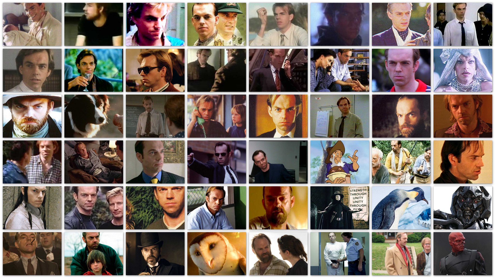 Happy 59th birthday to the Modern Man of 1000 Faces, Hugo Weaving! 