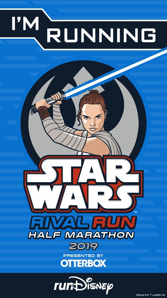 runDisney's tweet photo. RT if you're running for the LIGHT SIDE during the 2019 @starwars Rival Run Weekend! #StarWarsHalf https://t.co/IkpjKTk4Vy