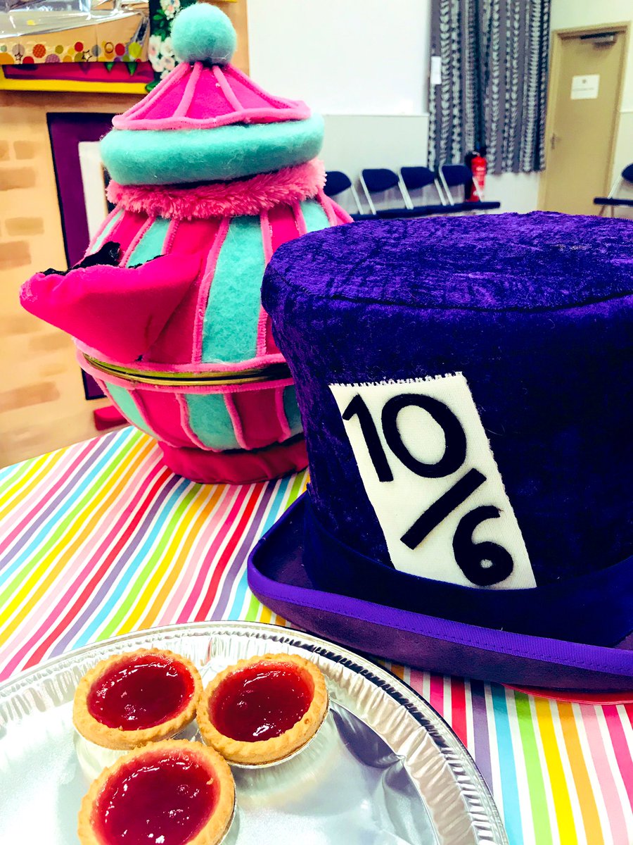 A special ‘tea break’ during today’s rehearsals - jam tarts all round! The Magic of #Wonderland comes to #Retford <a href="/MajesticRetford/">Majestic Retford</a> Saturday 6th April 2.00pm. Book your tickets at majesticretford.org or call 01777 706866