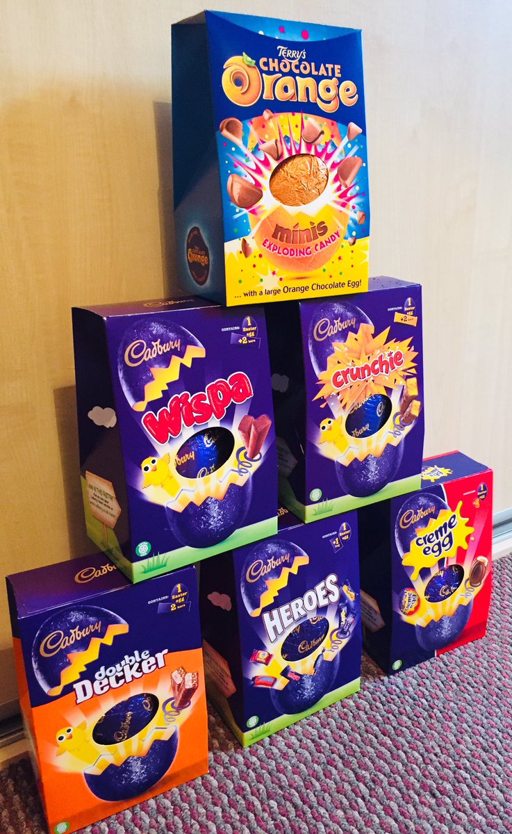 🐣 CYSTADLEUAETH PASG 🐣

Er mwyn ennill yr holl wyau pasg yma bydd angen i chi ddilyn ein Trydar ac ail-drydaru y trydar yma. Byddwn yn cyhoeddi yr ennillydd ddydd Llun y 15fed o Ebrill 2019 - pob lwc!